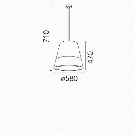 Flos - Romeo Verde scuro Lampada a Sospensione da Esterno D.71cm